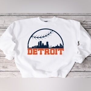 Detroit Tigers Skyline Crewneck